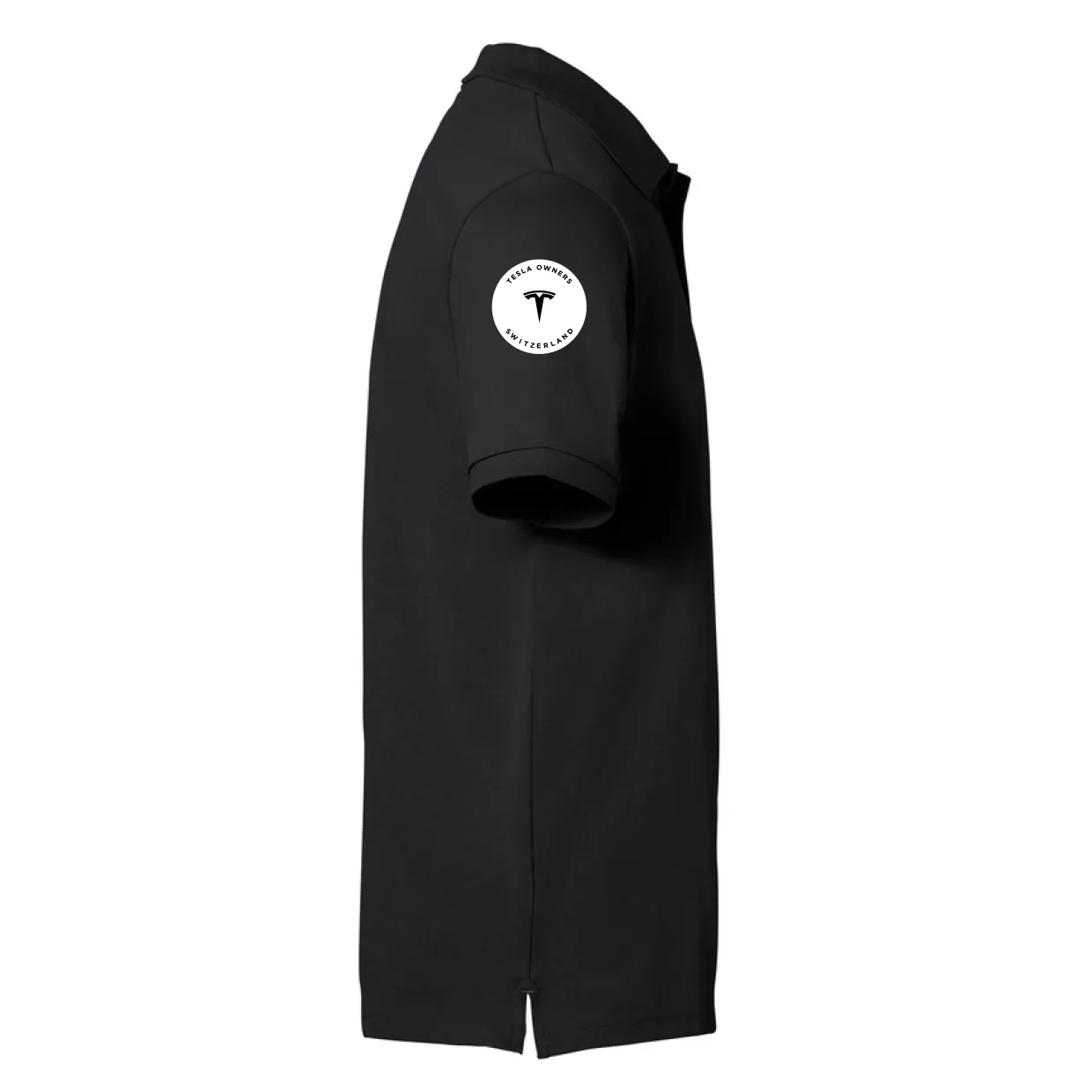 TOS Herren Poloshirt schwarz