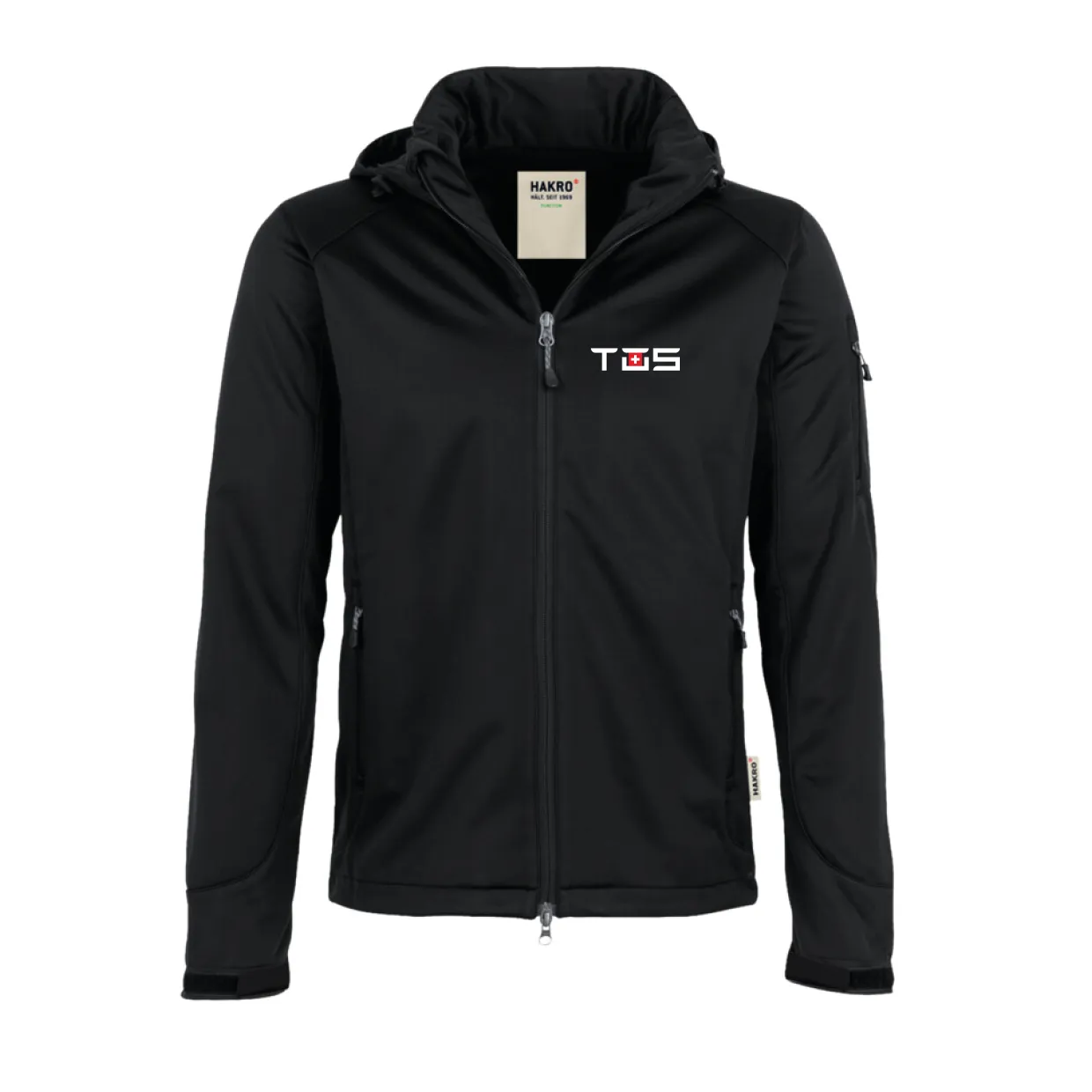 TOS Herren Softshelljacke schwarz