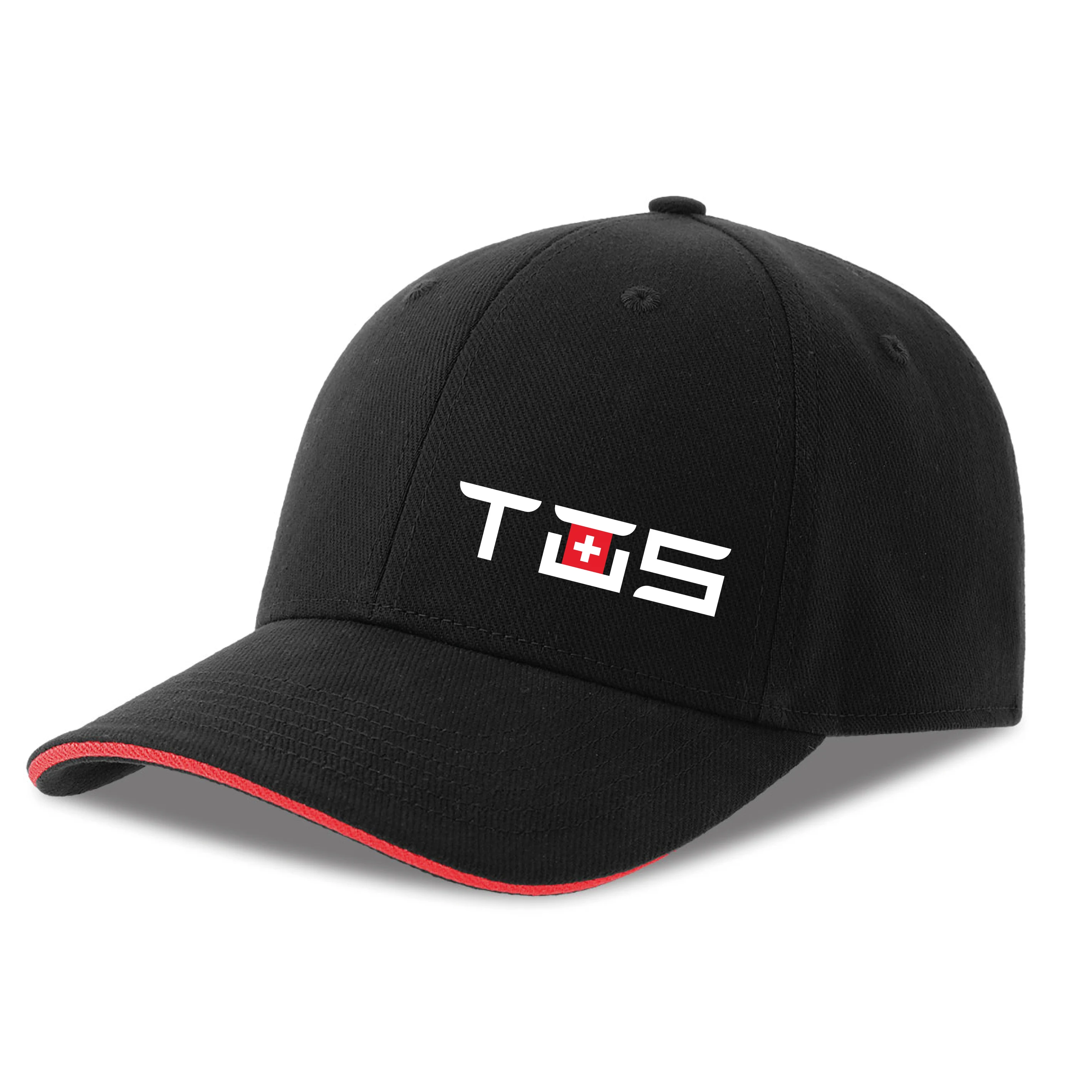 TOS 6 Panel CAP Schwarz/Rot