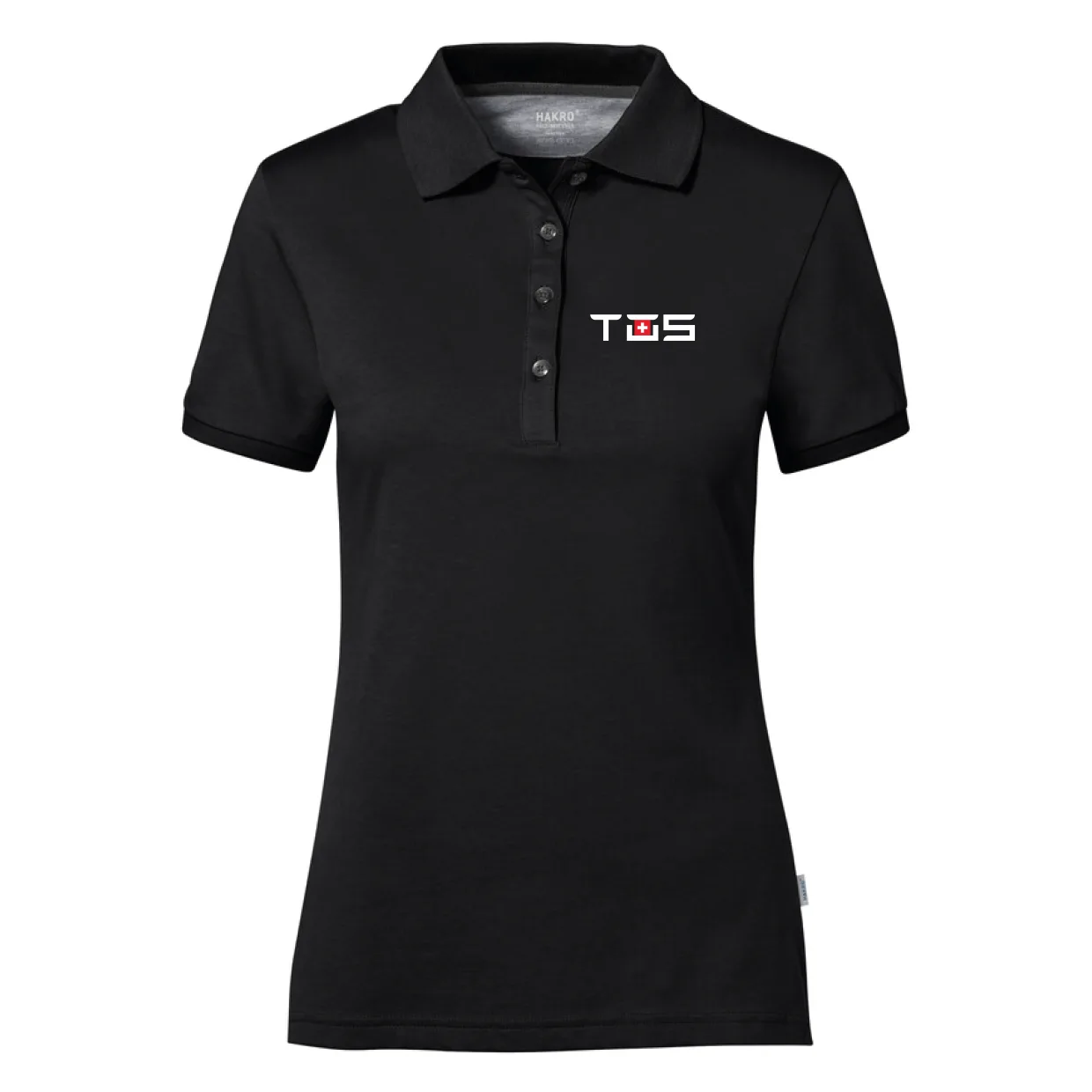 TOS Damen Poloshirt schwarz