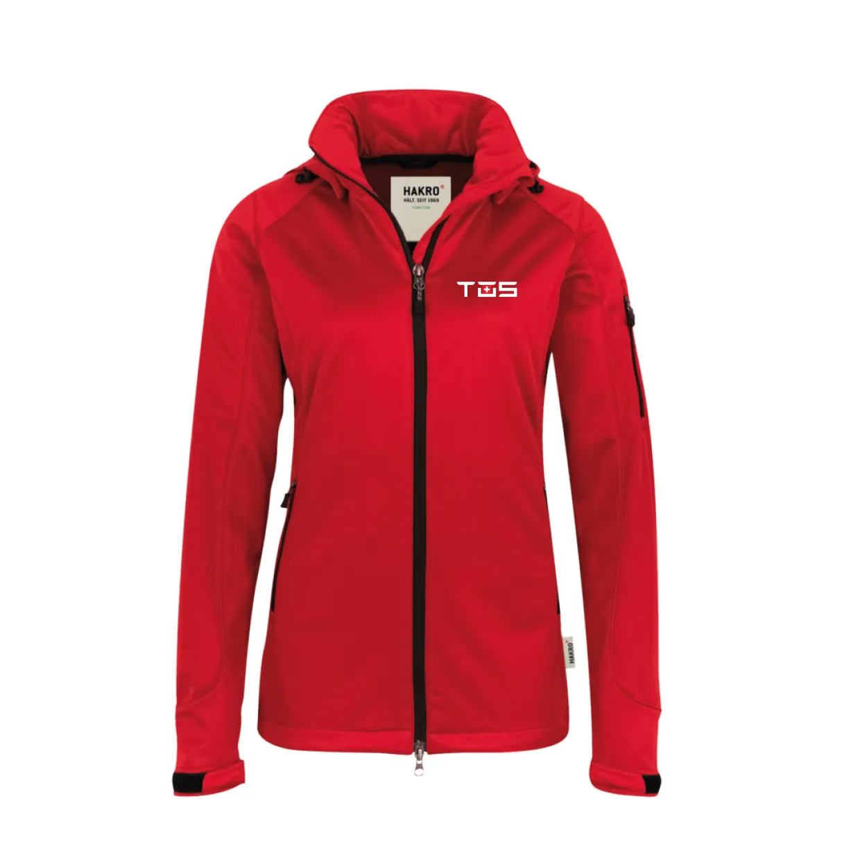 TOS Damen Softshelljacke rot