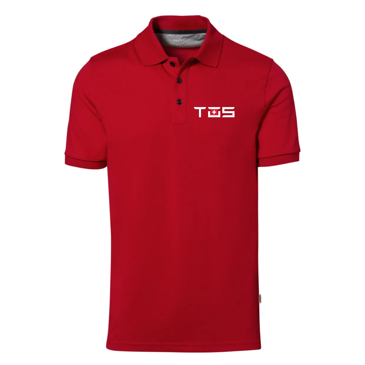 TOS Herren Poloshirt rot