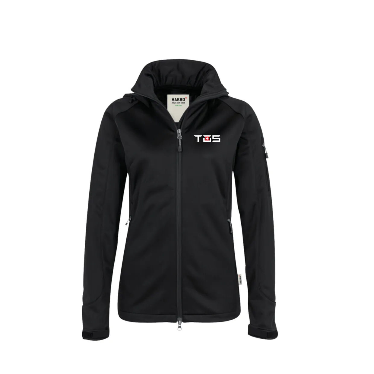 TOS Damen Softshelljacke schwarz