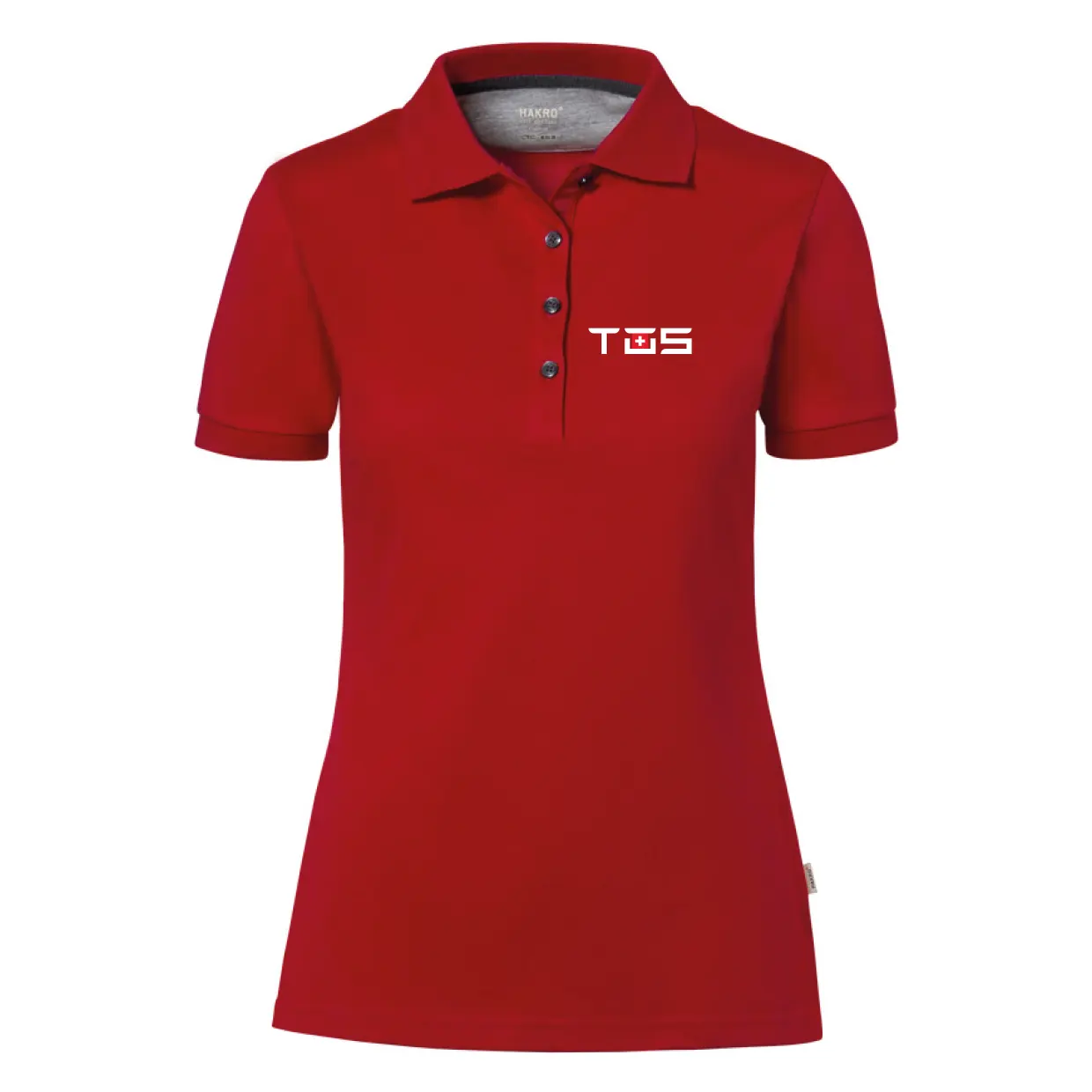 TOS Damen Poloshirt rot